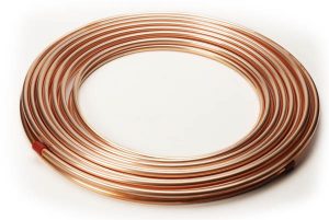 Tubo de cobre flexible