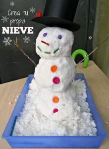 ▷ Experimento Nieve Artificial con Pañales